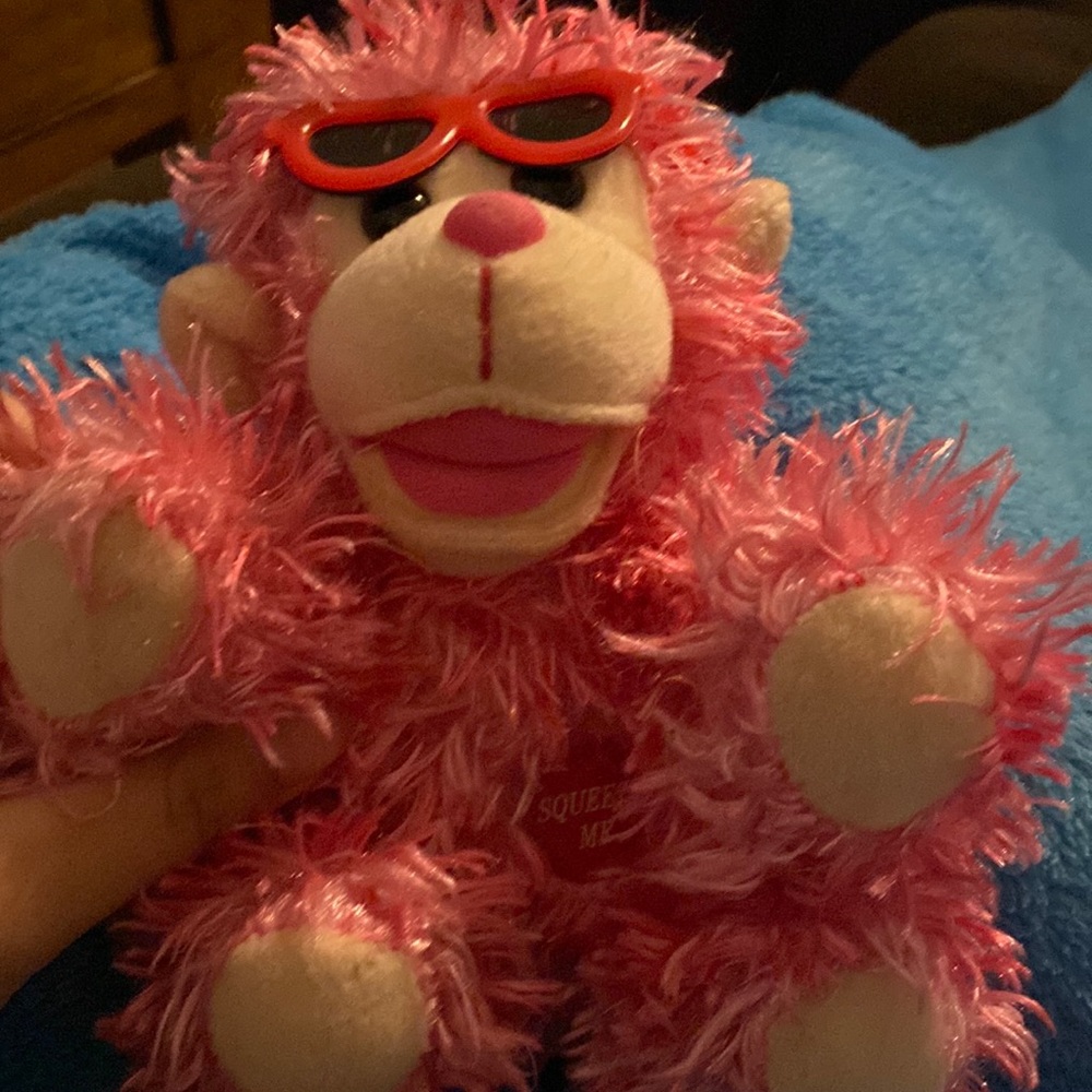 Chrisha Playful Plush Monkey That whistles